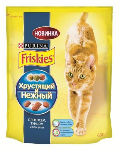 ФРИСКИС д к сух. Лосось Тунец 600г
