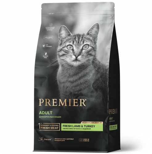 PREMIER д к Ягненок Индейка 400г