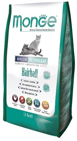 Monge Cat Hairball д к д выведения шерсти 1,5кг