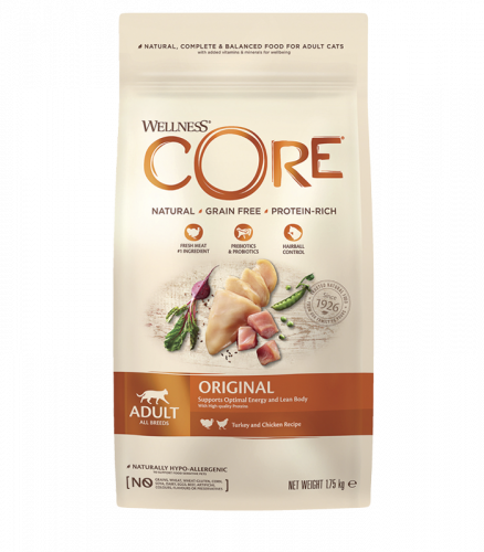 CORE сухой для кошек Индейка курица 300г