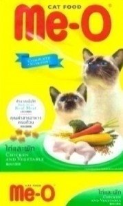Ме-О сухой корм для кошек Курица и овощи  450г