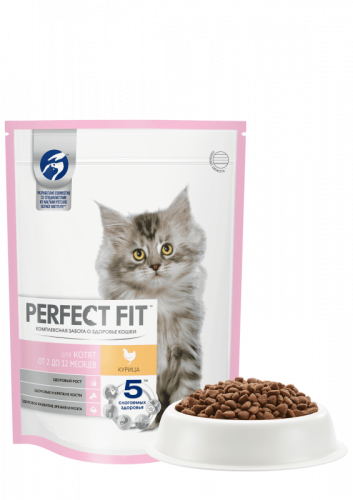 Перфект Фит д котят Юниор курица 650г