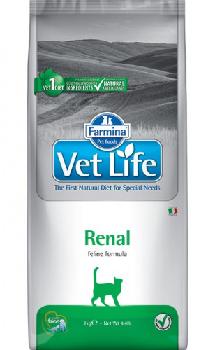 Фармина Vet Life Cat Renal д к почечн. недост 400г