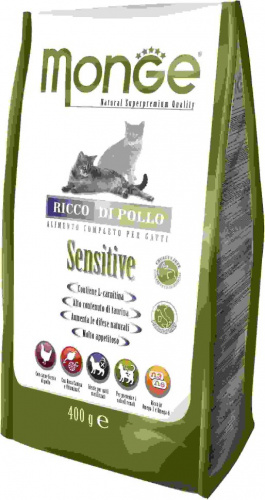 Monge Cat Sensitive д к с чувст.пищеварением 400г