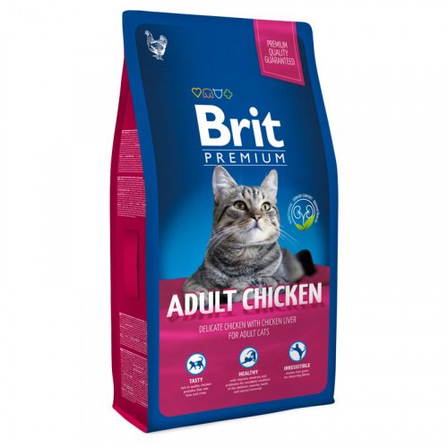 BRIT Premium д кошек взрослых Курица 2кг