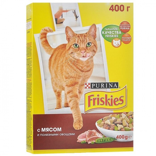 ФРИСКИС д к сух. мяс.курица.овощи  400г (1 10)