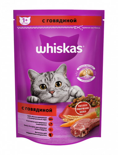 Вискас говядина под паш 350г