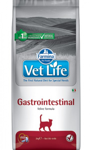 Фармина Vet Life Cat Gastro-Intestinal ЖКТ 2кг