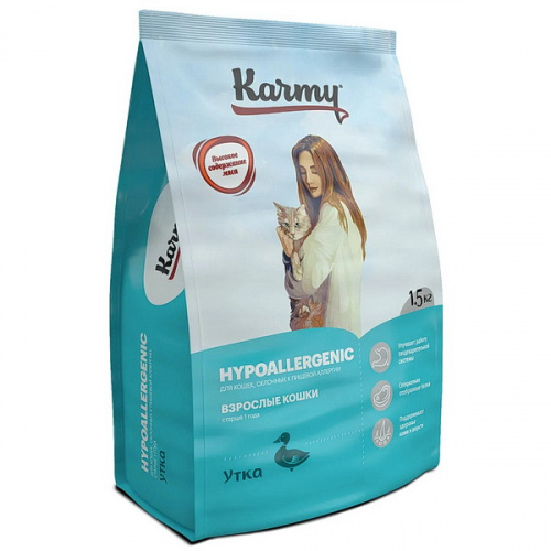 Karmy д к гипоаллергенный Утка 1,5кг