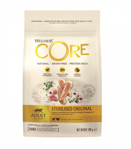 CORE для кошек стерилизован. Курица индейка 300г