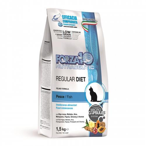 Forza 10 Cat Regular Diet Pesce Рыба 1,5кг