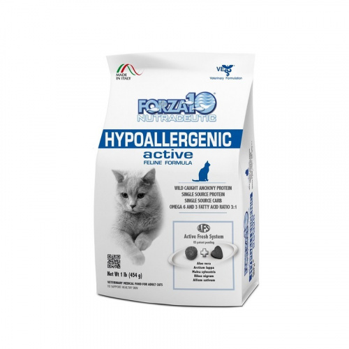Forza 10 Cat Hypoallergenic Active Рыба 0,454кг