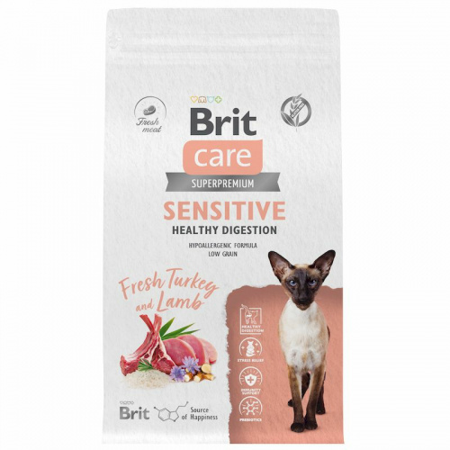 BRIT Care Sensitive д к с чувст.пищеварен. 1,5кг