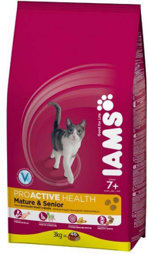 IAMS д к пожилых с курицей 300 г