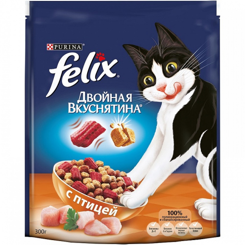 ФЕЛИКС Мясное объедение Курица 600г