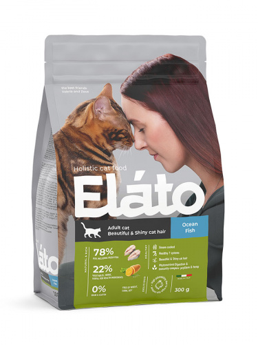 Elato Holistic д кош для шерсти Рыба 300г