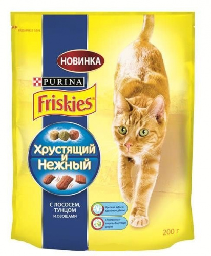 ФРИСКИС д к сух. Лосось Тунец 200г