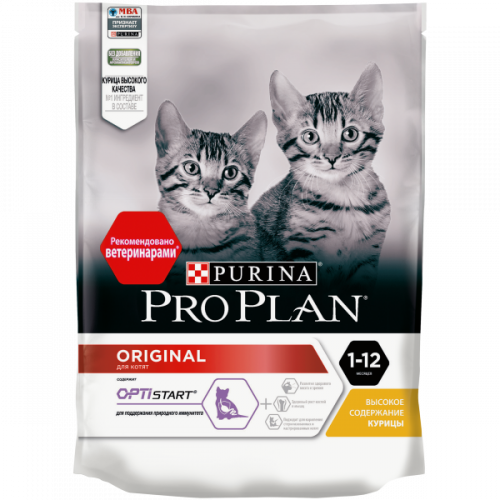 ПРО ПЛАН д котят Курица 200г