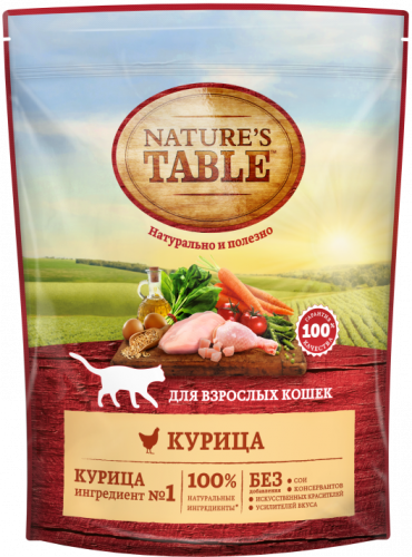 Nature's Table корм для кошек Лосось 190г