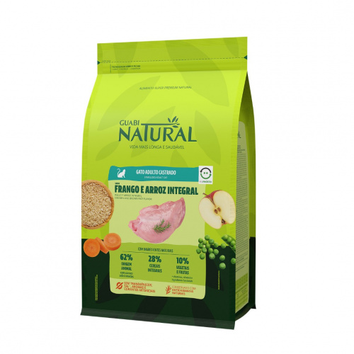 Guabi Natural Cat Sterilised Цыпленок рис 500г