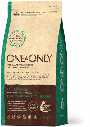 Промо One&Only д к Индор Утка с рисом 400+400г