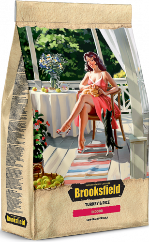 Brooksfield Adult Indoor индейка рис д кош 400г