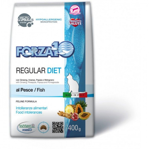 Forza 10 Cat Regular Diet Pesce Рыба 0,4кг