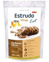 Порцелан Estrudo Village д кошек с курицей 400г