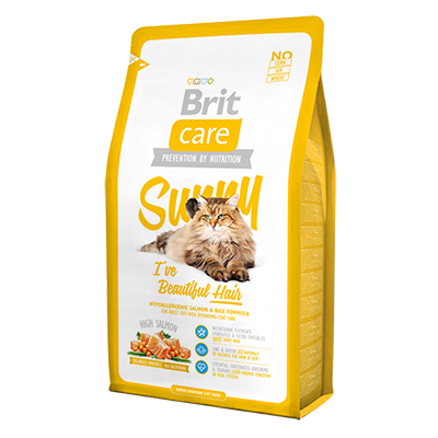 BRIT Care Sunny Beautiful Hair д кошек 2кг