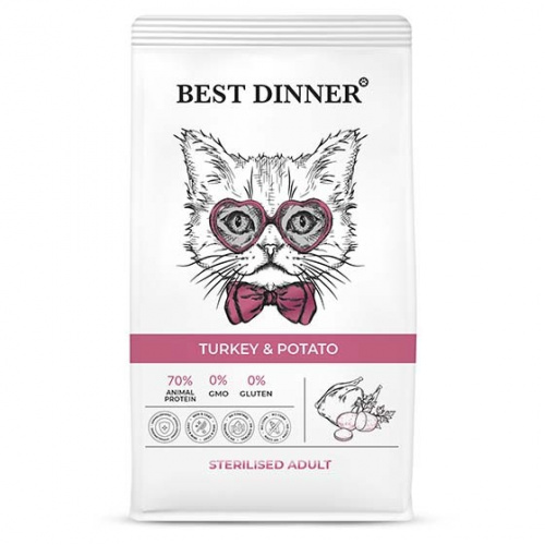 Best Dinner д к Sterilised Индейка картофель 10кг
