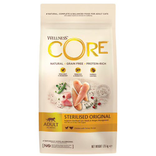 CORE для кошек стерилизован. Курица индейка 1,75кг