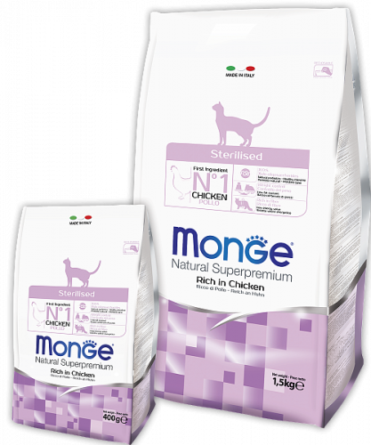 Monge Cat Sterilized д к стерилизованных 400г